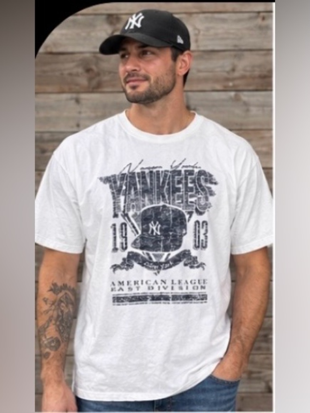 New Era MLB New York Yankees American League Graphic T-Shirt Men's Size XL